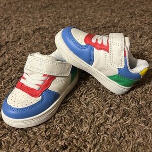 Cat & Jack White, Blue, Red, Green Kids Sneakers